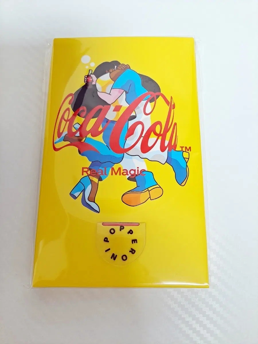 (새제품) 코카콜라 컨페티 폭죽 카드.