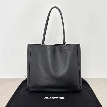 새상품급 JIL SANDER 질 샌더 토트백 올 가죽 로고 엠보