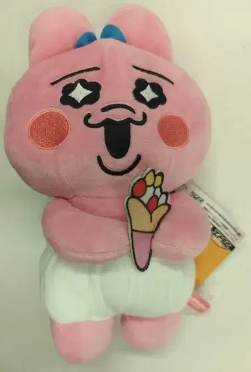 후류 부들부들 봉제 인형 빤쮸토끼 크레이프/웃는 얼굴