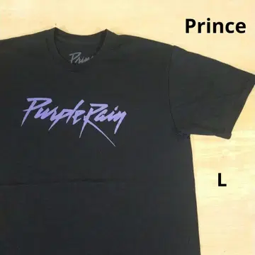Prince Purple Rain 로고 공식 T셔츠 L