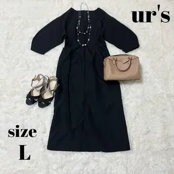 ur's 블랙 롱 원피스 L 사이즈