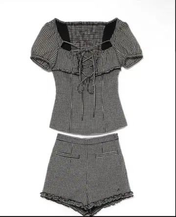 ANDMARY Dorothy gingham check set up