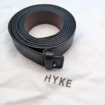 HYKE 롱 가죽 벨트 블랙 사이즈 1
