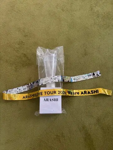 ARASHI We are ARASHI 응원봉 은색 테이프 덤 포함