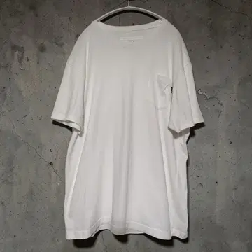 GOD SELECTION XXX 크루넥 티셔츠 화이트 L 구제 의류
