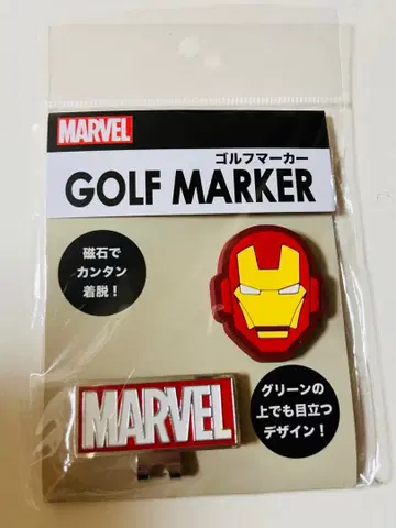 미개봉 새상품 골프 마커 마블 MARVEL 아이언맨 마커