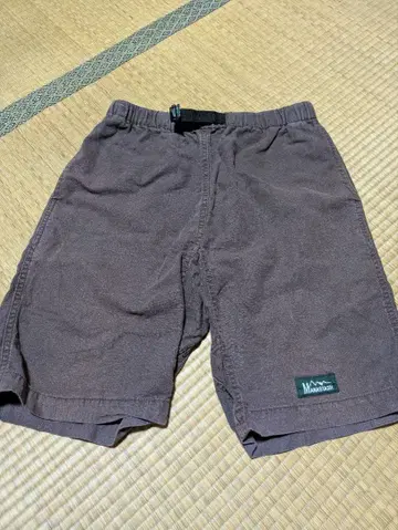 MANASTASH 마나스태쉬 숏팬츠 브라운 S