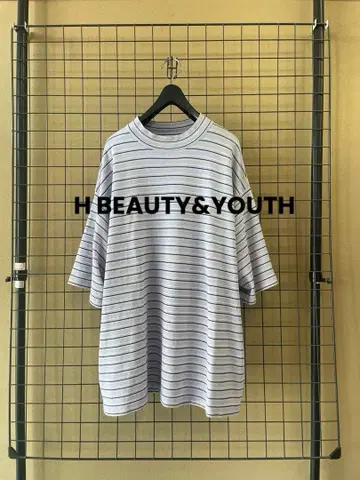 H BEAUTY&YOUTH 멀티 보더 T셔츠 유나이티드 애로우즈
