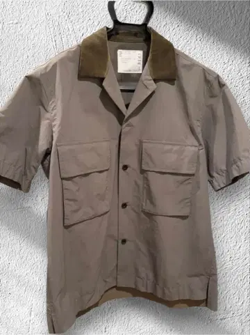 [ 초레어 ] sacai 23aw Matte Taffeta Shirt 사이즈 1