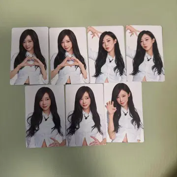 aespa 팬미팅 랜덤 트레이딩 카드 포토 카드 7장 컴프 지젤