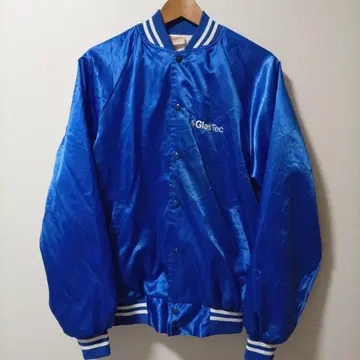 [ USA제 ] 80s 90s AUBURN 나일론 바시티 자켓 L 파랑