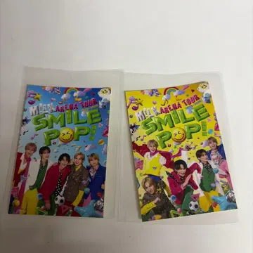 M!LK SMILE POP! 조기 예약 특전 자켓 그림체 스티커 2매 세트