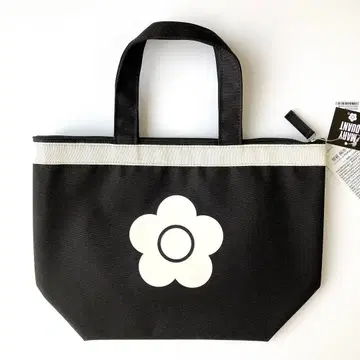 미사용 택 포함 MARY QUANT 보냉백 런치백 블랙
