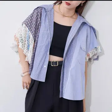 etsinta CIAOPANIC TYPY 패치워크 셔츠