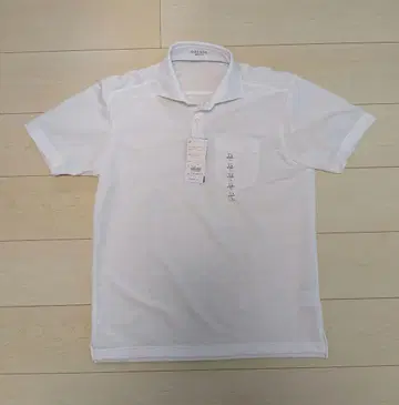 ORIHICA GARAGE 비즈 피케 셔츠 화이트