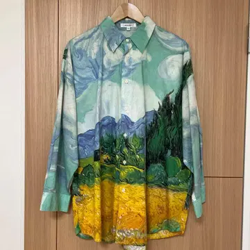 MOUSSY 고흐 패턴 셔츠 [ 한정판 ]