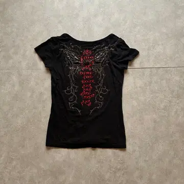 archive grunge short sleeve shirt black