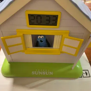 SUNSUN 쿠키 몬스터 디지털 시계 하우스형