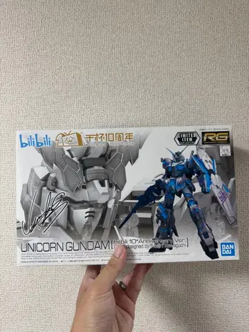RG 1/144 유니콘 건담 빌리빌리 10주년 카와구치 명인 컬러 디자인