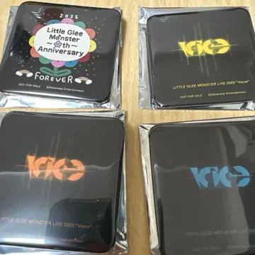 Little Glee Monster Voice 캔뱃지 4개 세트