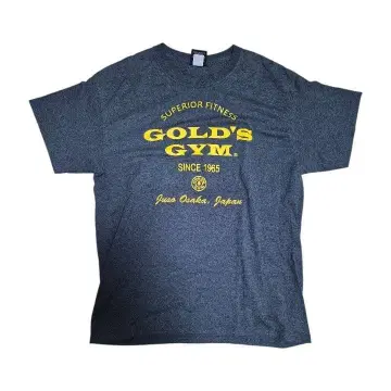 GOLD'S GYM 쥬산 오사카 한정판 T셔츠 L 그레이 로고 새상품급