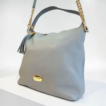 MICHAEL KORS 베드포드 2way 숄더 천연 가죽 스카이블루
