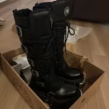 NEW ROCK 롱 부츠 size 23