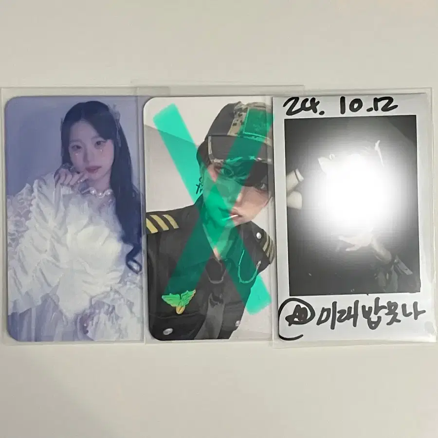 국지돌 지하아이돌 프록시마클럽 소어오버 미래 체키 및 포카 양도합니다
