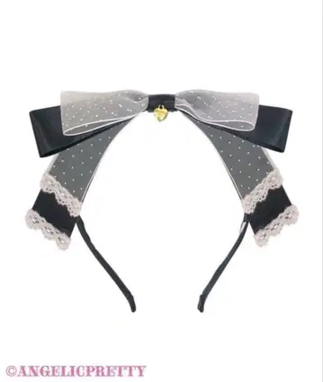 Sheer 도트 Michelle 머리띠