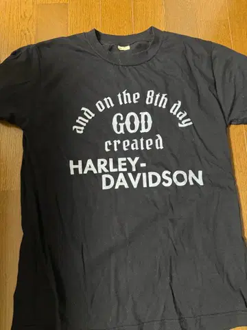Harley-Davidson 티셔츠 M 사이즈 블랙 빈티지