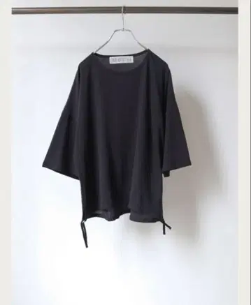 MidiUmi 드로우 스트링 풀오버 블랙