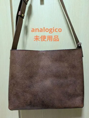 [ 미사용품 ] analogico 아나로지코 가로 트림 백 M