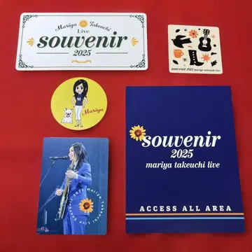 [ 새상품 ] 타케우치 마리야 souvenir 2025 스티커 세트