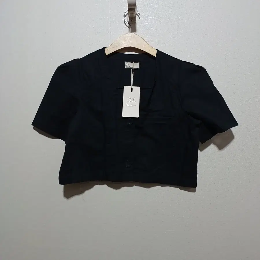 새상품)31 Fashion 여성 반팔 크롭 셔츠 (26A1577)