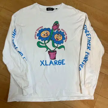 XLARGE 긴팔 티셔츠 화이트 L 사이즈