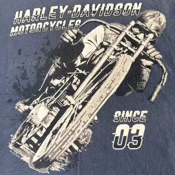 Harley-Davidson 티셔츠 양면 프린트 빅 프린트