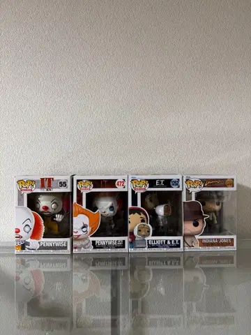 Funko POP! 피규어 4개 세트 IT E.T. 인디