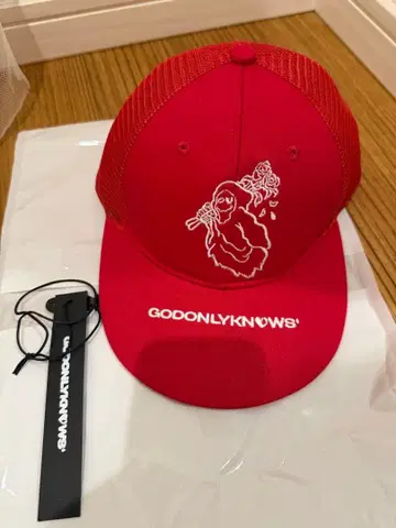 GOD ONLY KNOWS 캡 레드