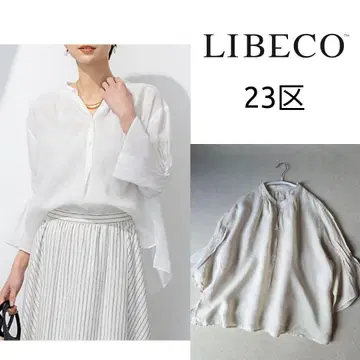 23구 워셔블 LIBECO 턱 슬리브 셔츠