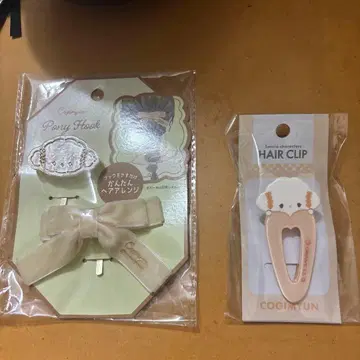코기뮨 포니 후크 헤어 클립 세트