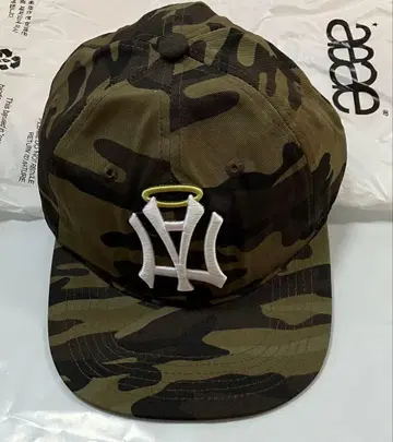 aeae 카모플라쥬 야구 모자 NY 자수