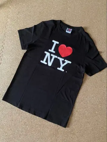 I LOVE NY 티셔츠 블랙 미국 수입 S 사이즈