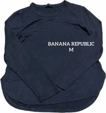 8 BANANA REPUBLIC 긴팔 티셔츠 블랙 M