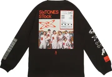 스트스트 롱 슬리브 T셔츠 롱티 SixTONES Stock