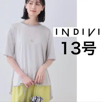 인디비 디자인 T 블라우스 일본제 13호 빅 사이즈