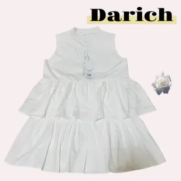 새상품 택 포함 다리치 Darich 프릴 미니 원피스 튜닉