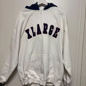 XLARGE 하프 지퍼 맨투맨 후드티 가격 인하 가능