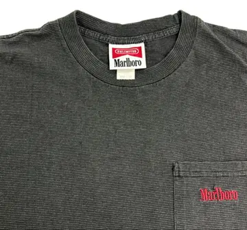 Marlboro UNLIMITED 포켓 T셔츠 블랙