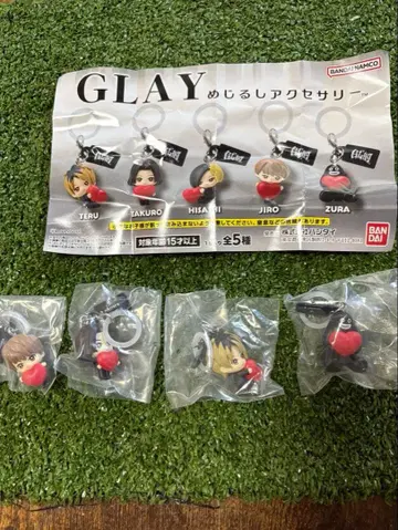 GLAY 메지루시 4종 TERU TAKURO JIRO ZURA 미사용 새상품