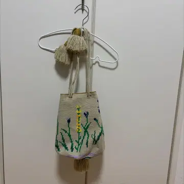 wayuu 와유 꽃무늬 자수 복조리형